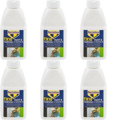 Bartoline 55878754 TX10 Paint & Varnish Stripper 500 ml               55878754 (Pack of 6)