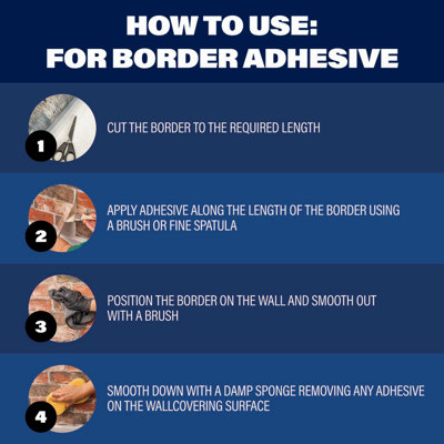 Bartoline Border & Overlap Adhesive High Grap Vinyl Border Wallpaper ...