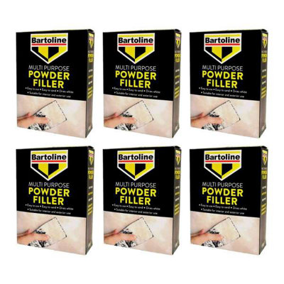 Bartoline Filler Powder for Interior and Exterior Repairs 450g - Pack of 6 Price Comparisons | Compare The Build