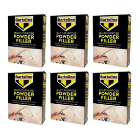 Bartoline Filler Powder for Interior and Exterior Repairs 450g - Pack of 6
