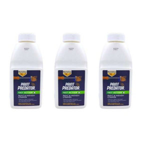 Bartoline Paint Predator Fast Action Paint and Varnish Stripper 500ml - Pack of 3