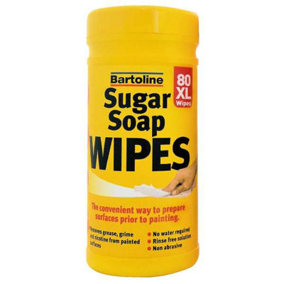 Bartoline Sugar Soap XL 80 Wipes - Pack of 3