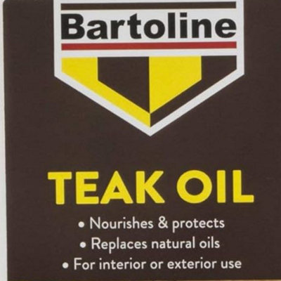 Bartoline Teak Oil 1L - Nourishes & Protects