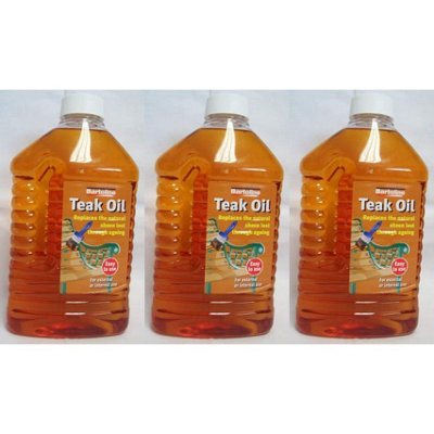 Bartoline Teak Oil 2 Litre         26215360 (Pack of 3)