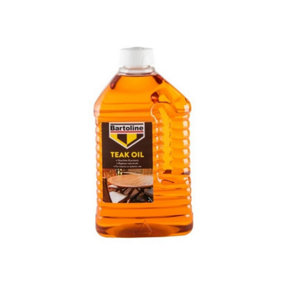 Bartoline Teak Oil 2 Litre - Gives wood a natural sheen that lasts