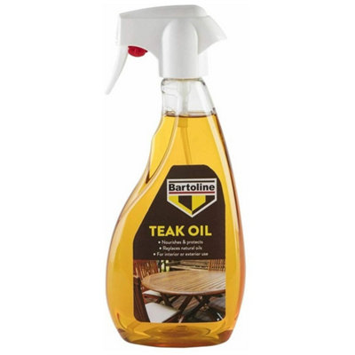 Bartoline Teak Oil Ready to Use Trigger Spray 500ml (Pack of 3)