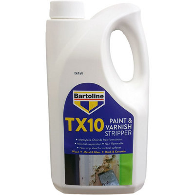 Bartoline TX10 Paint and Varnish Stripper 2.5L (Pack of 3)