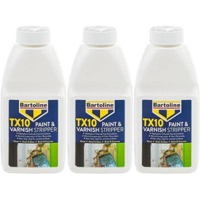 Bartoline TX10 Paint & Varnish Stripper 500 ml(Pack of 3)