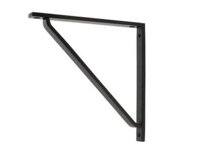 Barton Shelf Bracket (200mm x 200mm) - Aged Bronze | DIY at B&Q