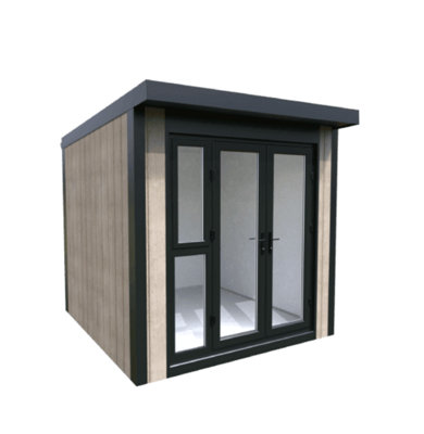 Basebox By Green Retreats 2.44m x 2.44m Square Pod Self Build Garden Office
