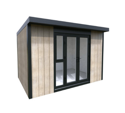 Basebox By Green Retreats 3.66m x 2.44m Wide Pod Self Build Garden Office