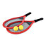Baseline Tennis Set (Pack Of 5) Red/Yellow/Black (One Size)