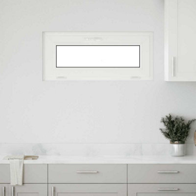 Basement Window RISOR 90x40 cm Tilt 2 Glazing White