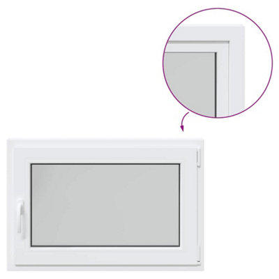 Basement Window RISOR 90x70 cm Tilt&Turn DIN Right White