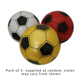 Basic Football Pack Of 3 (Deflated)