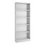Basic Tall Wide Bookcase (4 Shelves) in White