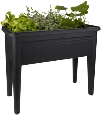 Basic XXL Planter Grow Table Pot - Black