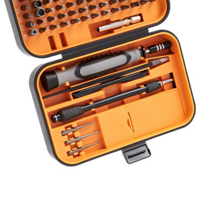 Basics Magnetic Ratcheting Wrench and Electronics Precision Screwdriver Set Mini Repair Tool Kit for Computer, Laptop, Phone