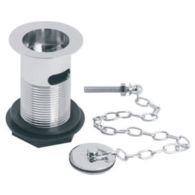 Basin Plugs with Link Chain - Chrome