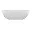 Basin Sink Countertop Cloakroom Ceramic Bowl Bathroom White 400mm