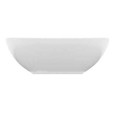 Basin Sink Countertop Cloakroom Ceramic Bowl Bathroom White 400mm