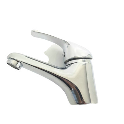 Basin Sink Mixer Tap Basin Tap Chrome Finish With Pop Up Waste