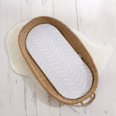 Basket Changing Mat - Castaway (Sea Salt Grey)