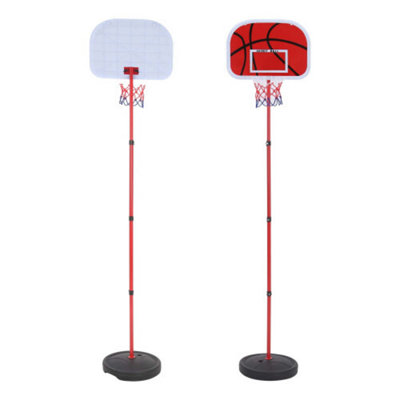Basketball Hoop Net Kids Backboard Stand Rack Set Adjustable