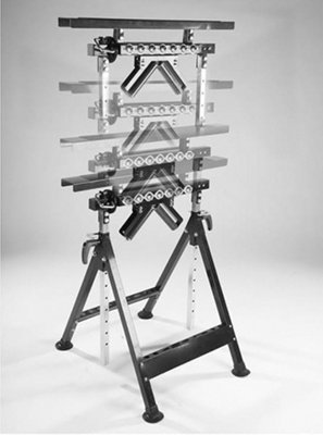 Batavia 7061273 Multi Function Work Bench Stand Trestle Support Roller