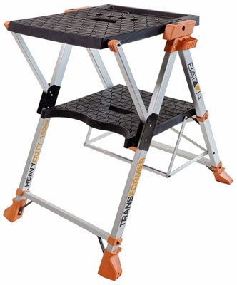 Batavia 7062245 Transformer Multi Function Work Bench Stand Trestle Step Ladder