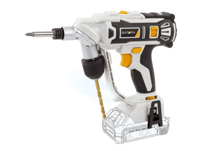 Batavia 7063778 MAXXPACK Twin Drill Drill & Screwdriver 18V Bare Unit ...