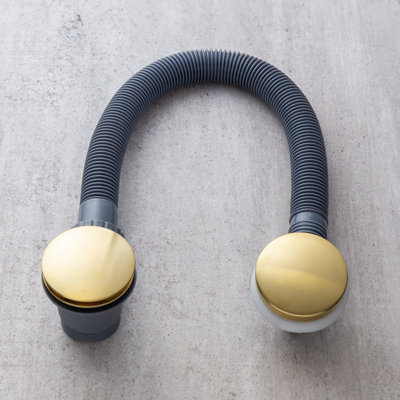 Bath Click Clack Waste - Brushed Gold - 3
