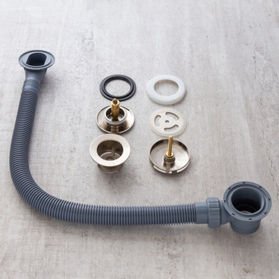 Bath Click Clack Waste - Nickel - 1