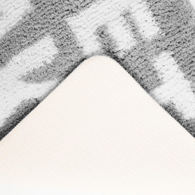 Bath Mat Non Slip Soft Get Naked Shower Textured Absorbent Bathroom Rug - 6