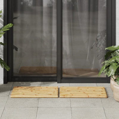 Bath Mats 2 pcs 50x35 cm Bamboo - 6