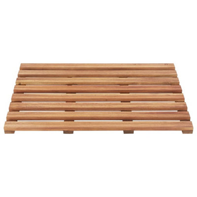 Bath Mats 2 pcs Solid Acacia Wood 56x37 cm - 3