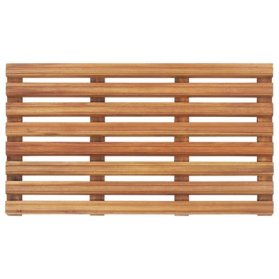 Bath Mats 2 pcs Solid Acacia Wood 56x37 cm - 4
