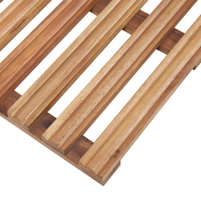 Bath Mats 2 pcs Solid Acacia Wood 56x37 cm - 5