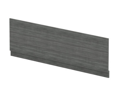 Bath MFC Front Panel & Plinth - 1800mm - Woodgrain Anthracite