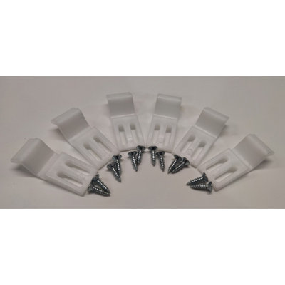 Bath Panel Clips and Screws- Pack of 6 - Balterley
