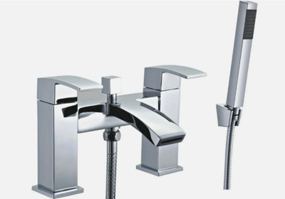 Bath Shower Mixer Filler Tap With A 1.5m Shower Hose and Shower Handheld Chrome Price Comparisons | Compare The Build