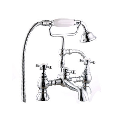Bath shower mixer tap chrome finish bath filler tap