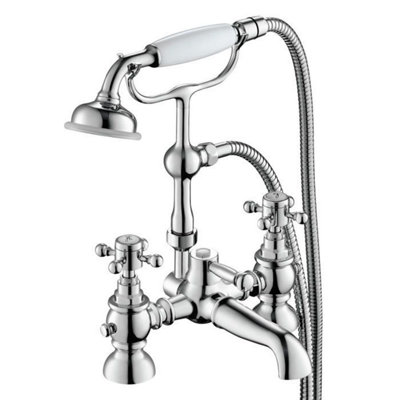 Bath shower mixer tap chrome finish bath filler tap