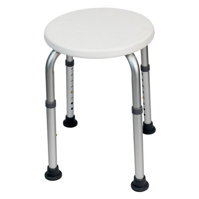 Bath/Shower Stool Adjustable Non-Slip Disability Chair | DIY at B&Q