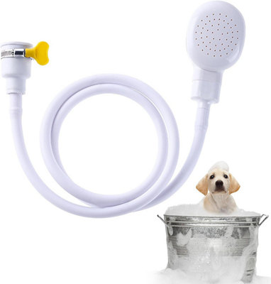 Suzei Sink Single Tap Shower Attachent Head Hose Spray,Bath Single Tap Shower Attachent Push