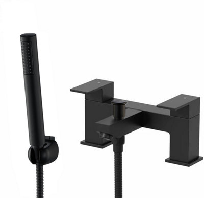 Bath Taps with Shower, Black Bathroom Shower Tap Tub Mixer Tap Bath ...