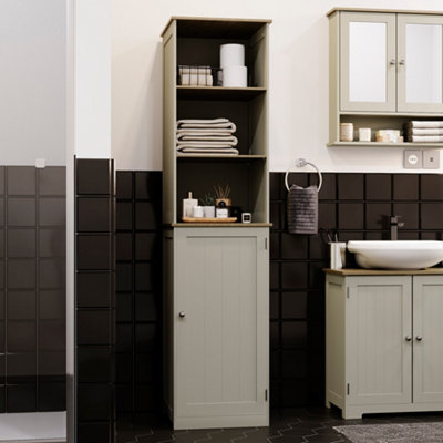 Priano Bathroom Sink Cabinet Under Basin Unit Cupboard Storage