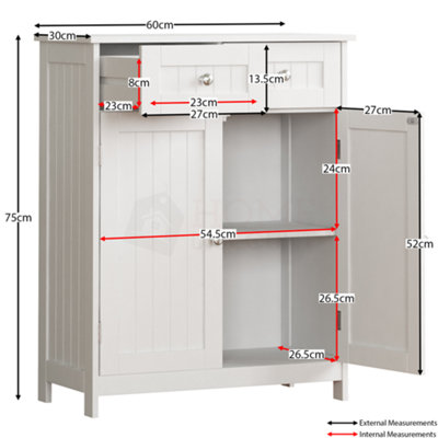 Bath Vida Priano 2 Door Wall Cabinet – Hardware Heaven