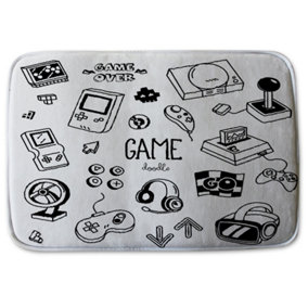 Bathmat - Game doodles (Bath mats) / Default Title