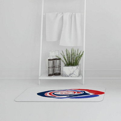 Bathmat - Red & Blue Rose (Bath mats) / Default Title Price Comparisons | Compare The Build